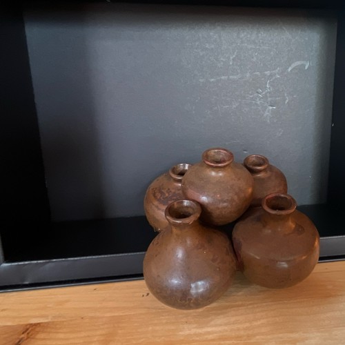 Brown ceramic decorative - 5,