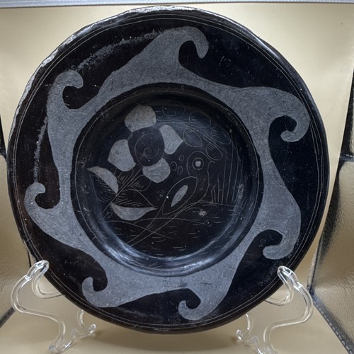 Vintage black clay pottery - vintage,
