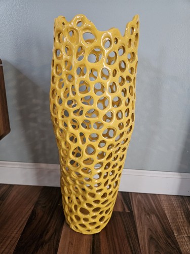 Three hands yellow ceramic - hands,