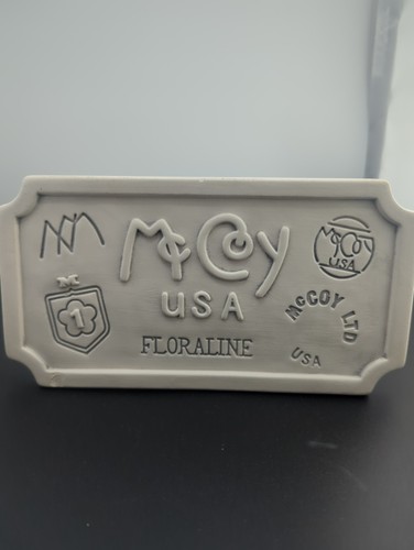 Signed mccoy floraline dealer - mccoy,