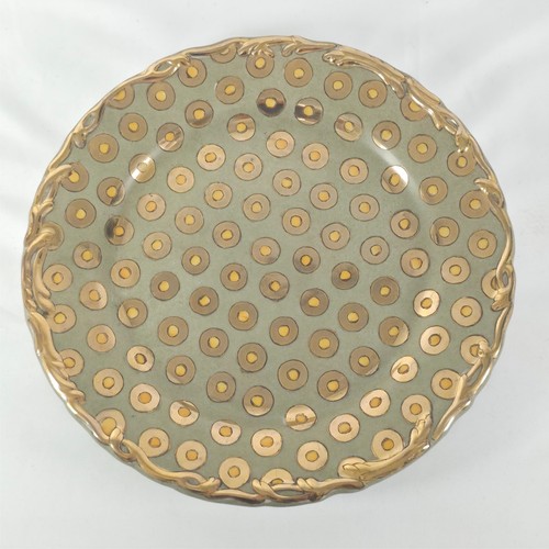 Japanese art pottery plate - art,