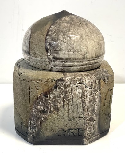 Vintage art pottery lidded - vintage,