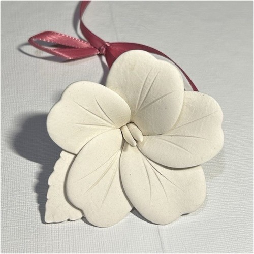 Ceramic flower figurine decor - ceramic,