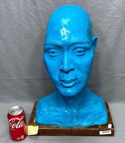 Richard starr pottery blue man - starr,