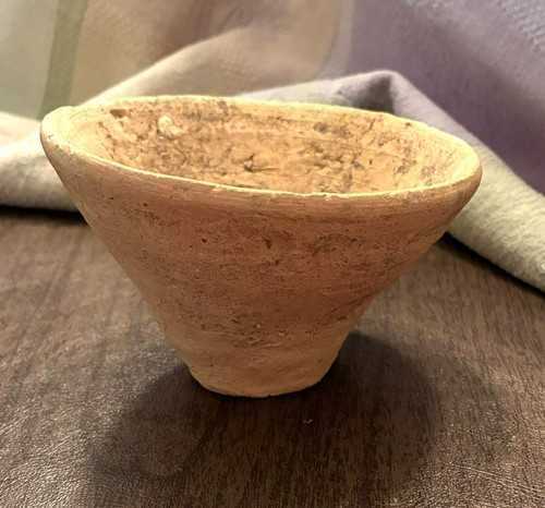 Ancient handmade clay bowl - handmade,