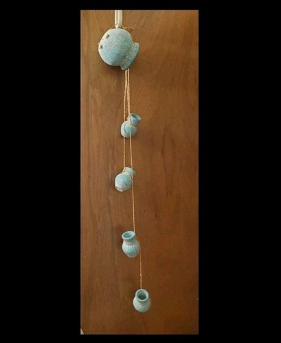 Hanging pottery vessel - pottery, pot