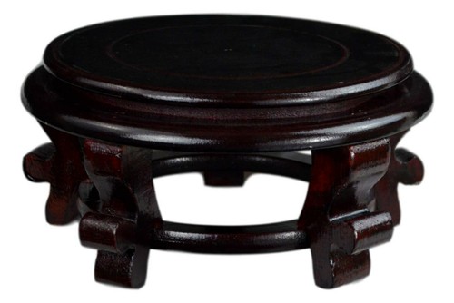 Wooden rosewood fishbowl - 9",